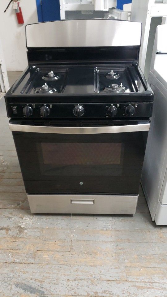 Ge Stove Rengen 30"w Gas 4 Buernas 914___*501___*9532