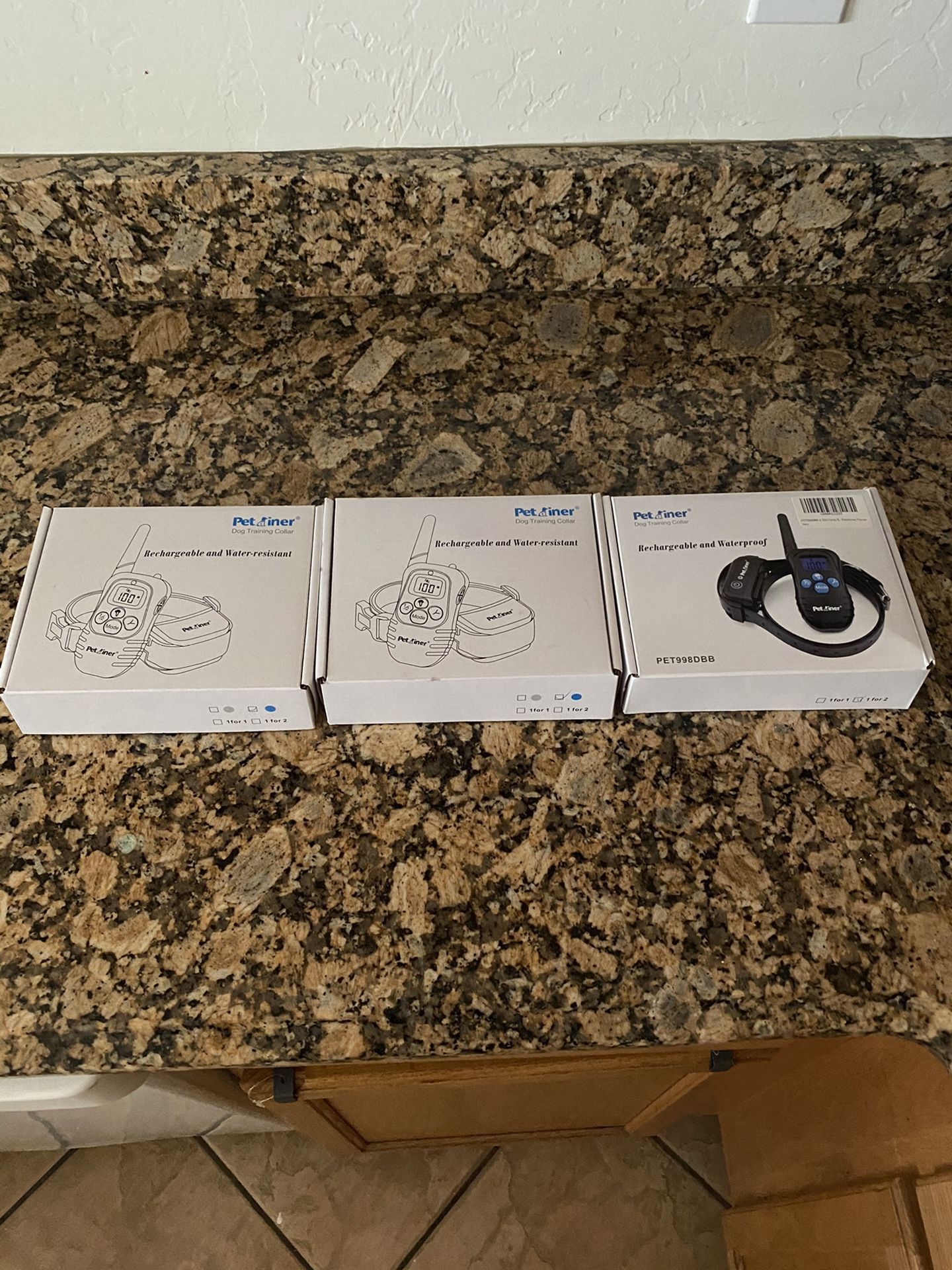 Dog training collars