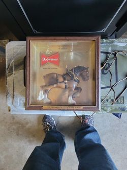 Late Vintage Budweiser Beer Sign