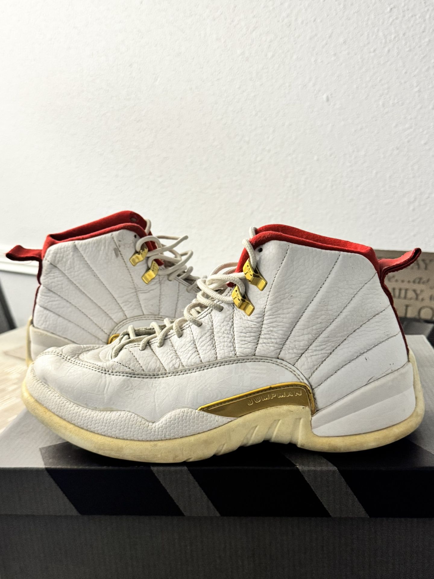 Air Jordan 12 RETRO FIBA 🇨🇳Size Men Used PICK UP NOW AUTHENTIC