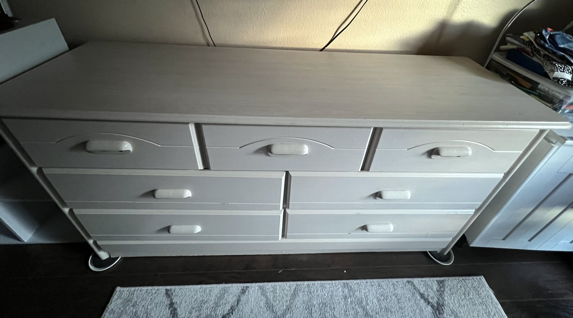 Dresser Including Mirror