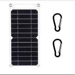 30W Solar Panel With USB Waterproof Charging Bank