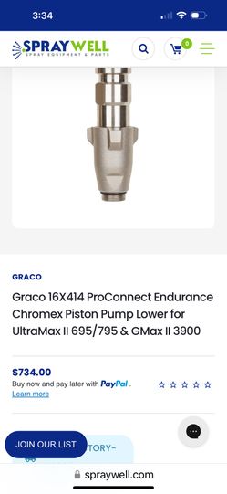 Graco Replacement Pump 