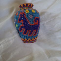 Hand Beaded Pottery Mini 