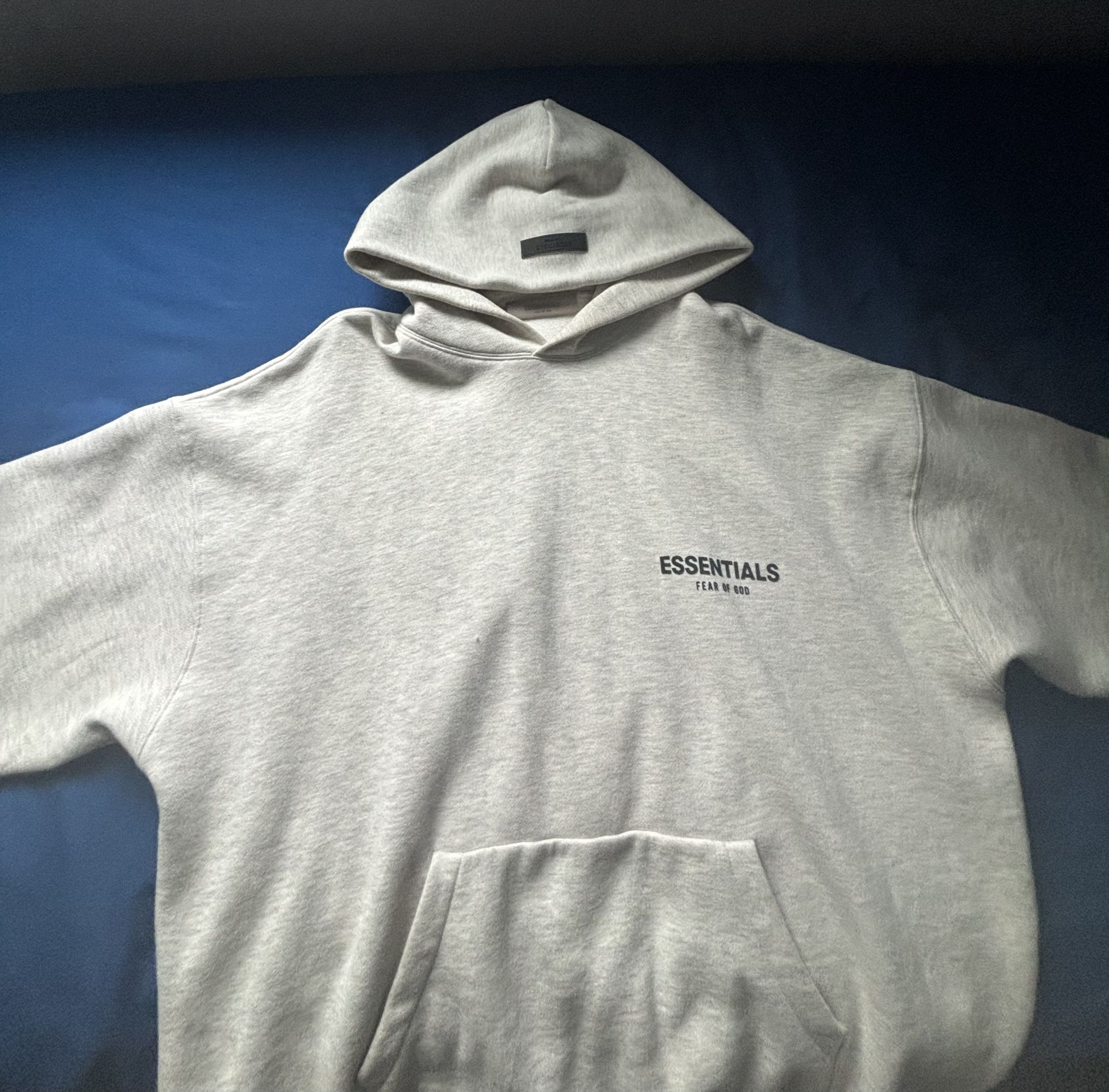 Fear of God Essentials Fleece Hoodie Light Heather Gray