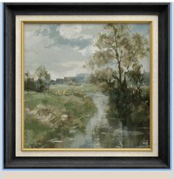 Framed wall art 26”x26”