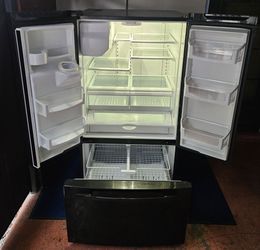 💥🔆❄️"Whirlpool"❄️🔆💥 Black French Doors Fridge in  Condition