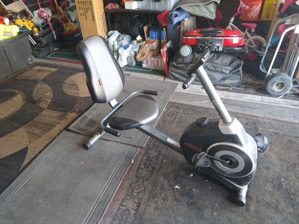 Westlo Exercise Bike Recumbent Exercise Bike for Home Stationary Bike Sturdy , Large Comfortable Seat Heart Rate