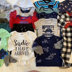Baby Boys 3-6M and 6M Winter Clothes Lot - 3-6 Months 6 Months Boys Clothes