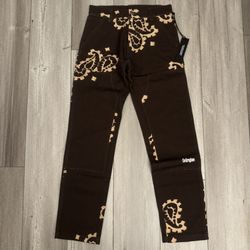 Civil Regime men’s pants size 28 Out West Digital Print On Brown 