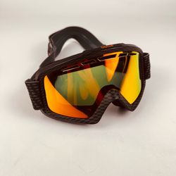 Bollé Nova II Ski Youth Snowboard Goggles - Orange Mirror Lens - Carbon Pattern