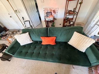 Emerald Green Couch