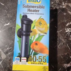 Aquarium Submersible Heater Maintains Water Tempera
