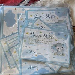 Baby Shower Diaper Raffle 