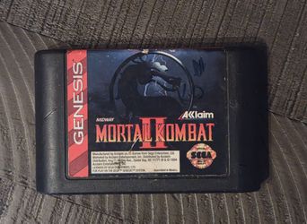 Original Sega Genesis Mortal Kombat 2 Video Game