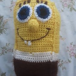 Crocheted SpongeBob Stuffed Animal 12" Tall