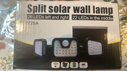Split Solar Wall Lamp with Motion Sensor