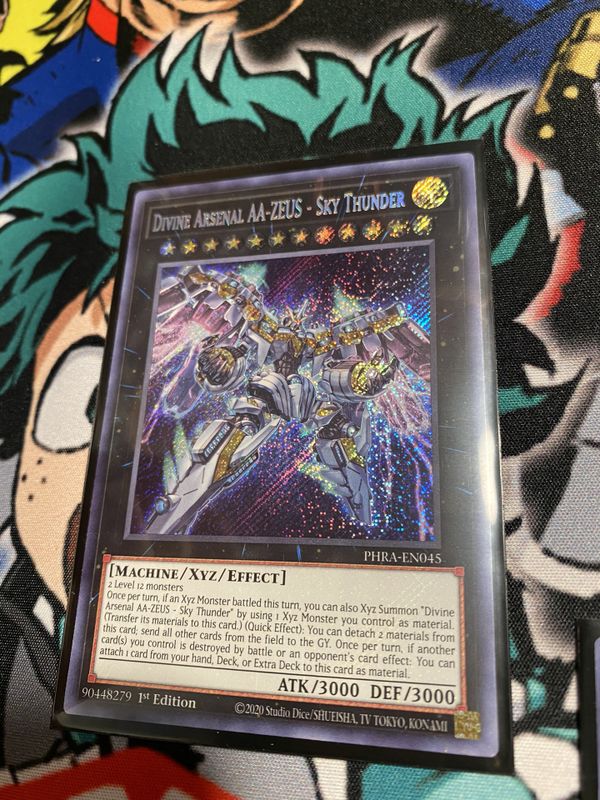 Yugioh Card Divine Arsenal Zeus For Sale In San Diego Ca Offerup