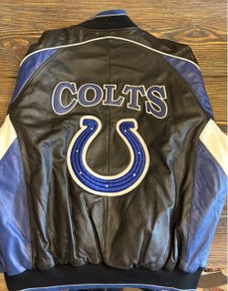Indianapolis Colts NFL Leather Varsity Jacket