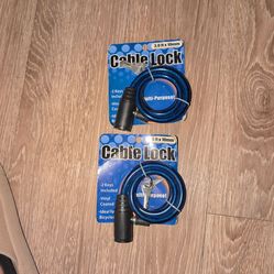 Cable lock with key