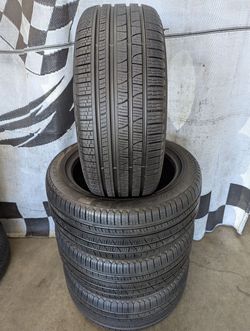 285/45r20 "Near Brand New" Pirelli Scorpion Verde All Season RFT Tires