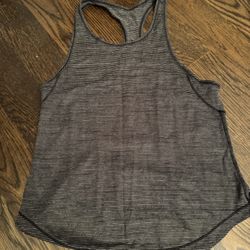 Lululemon Black/Grey Running Tank, Size 2