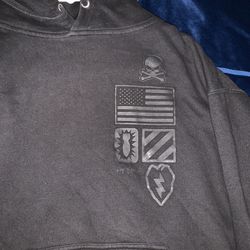 Ring Of Fire Hoodie    Black