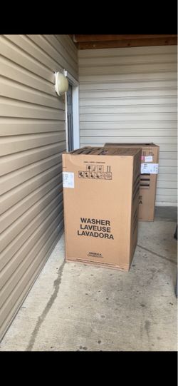 Washer and dryer brand new