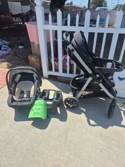 Graco stroller with car seat