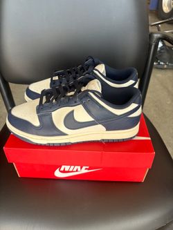 Nike Dunk Low Navy/White W 8