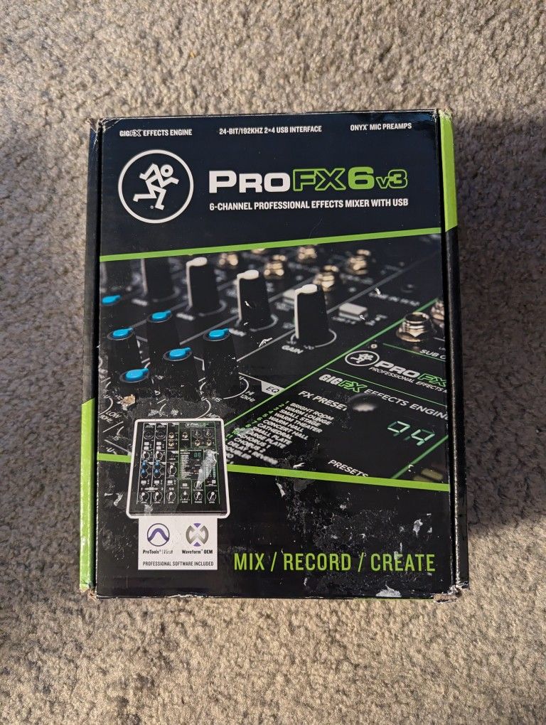 profx6v3 6 Channel Professional Effects Mixer