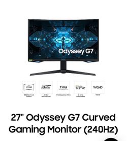 27”ODYSSEY G7 GAMING MONITOR 1440p
