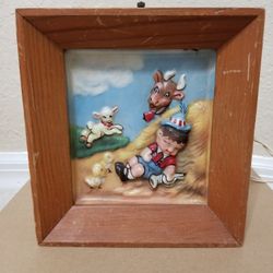 Little Boy Blue w/Horn Lighted Portable Lamp