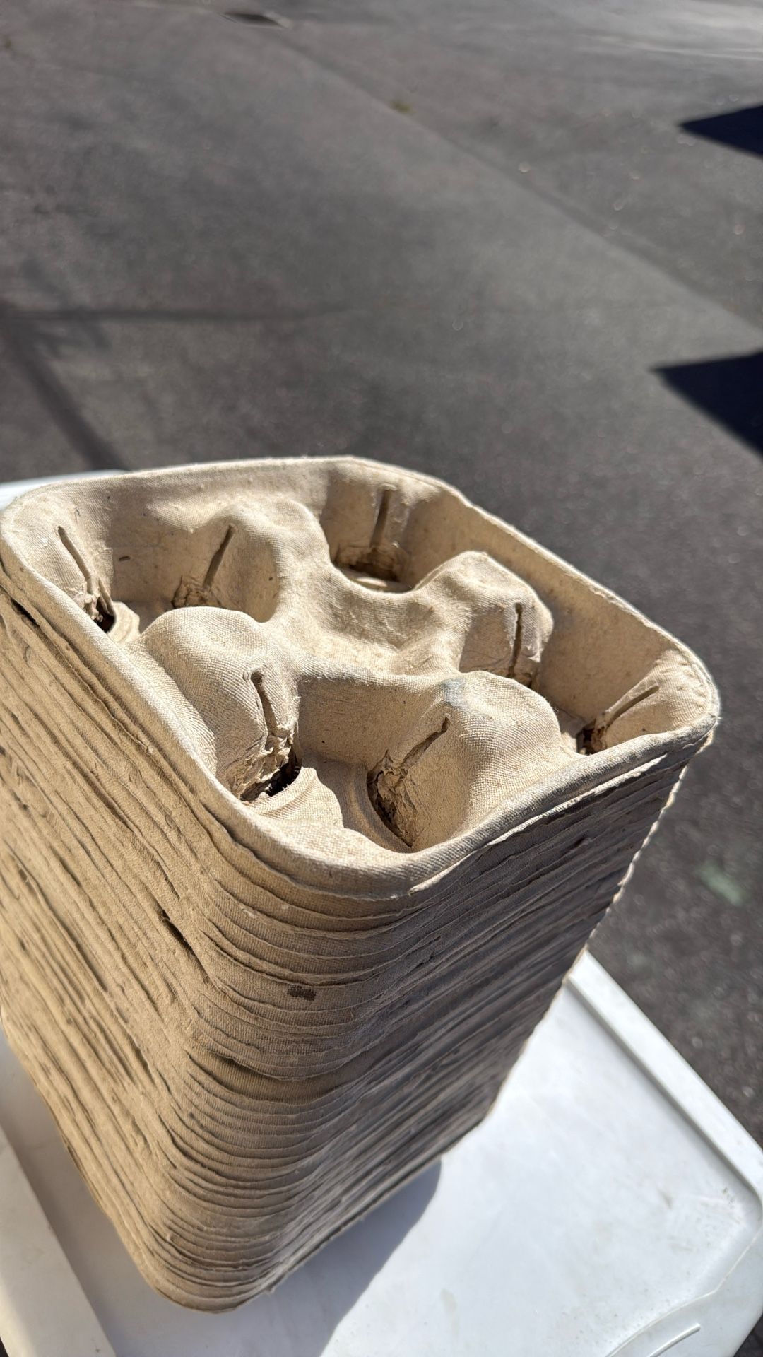 35 Reusable 4-Cup Drink Holders – Great for Deliveries or Events 