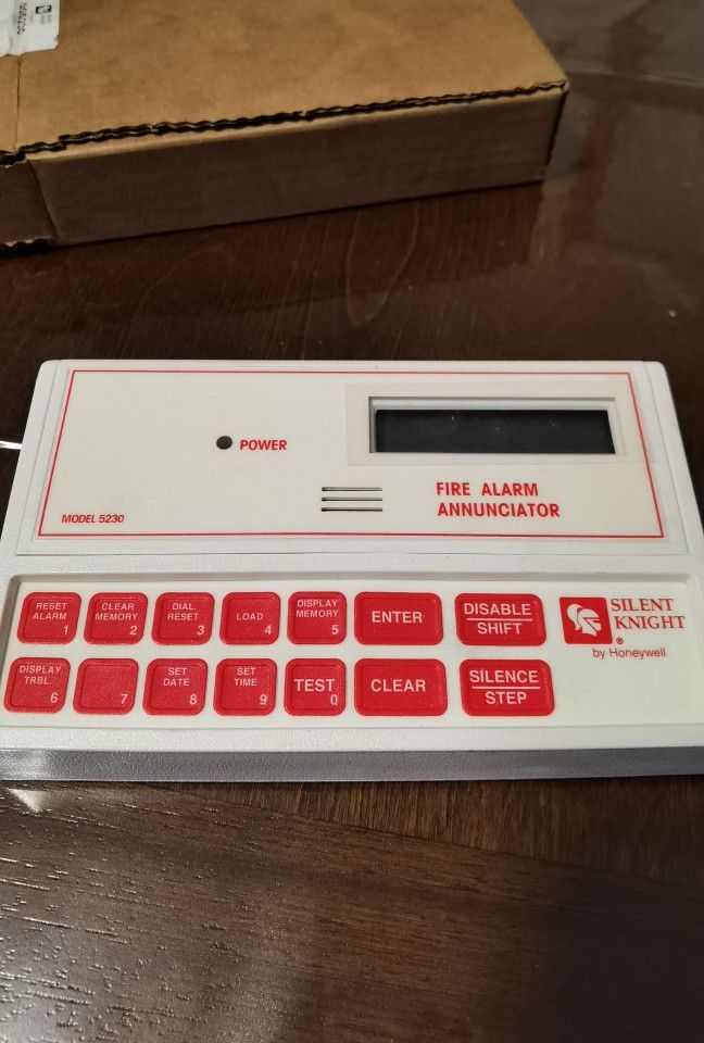 Silent Knight 5230 Annunciator Programmer Fire Alarm