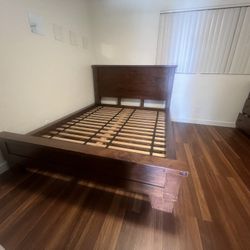 Queen Size Bed Frame & Header 