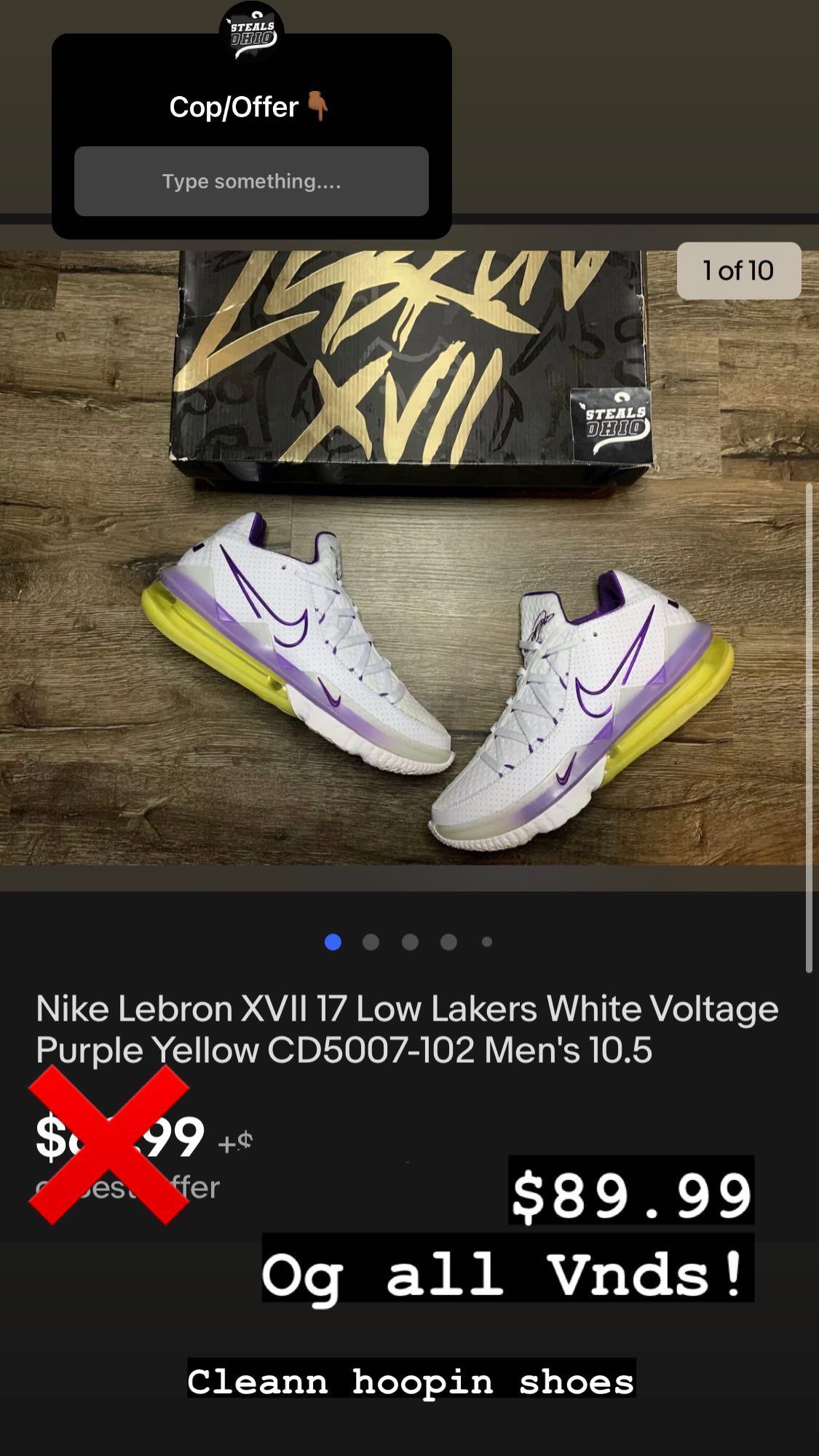 Buy LeBron 17 Low 'Lakers' - CD5007 102 - White