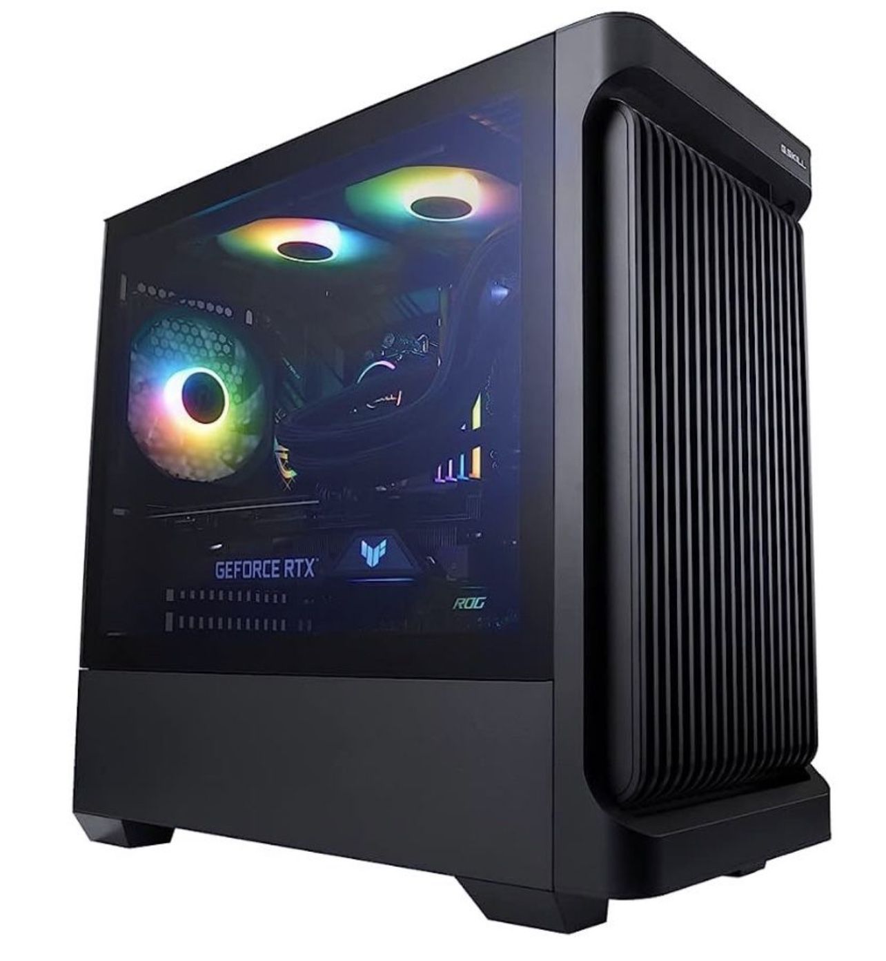 G.SKILL LT1 mATX Case with Tempered Glass Side Panel, Front Grill for Optimized Airflow - Black (GC-TKGW1-LT1)