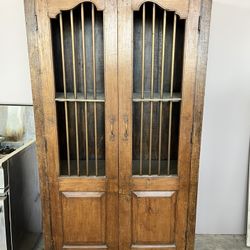Vintage French Country-Style Armoire 