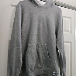 Vintage Made in USA Russell Athletic Gray Hoodie Sweatshirt Size M 90s