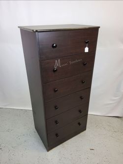 Brown Mocha Tall Bedroom Dresser!