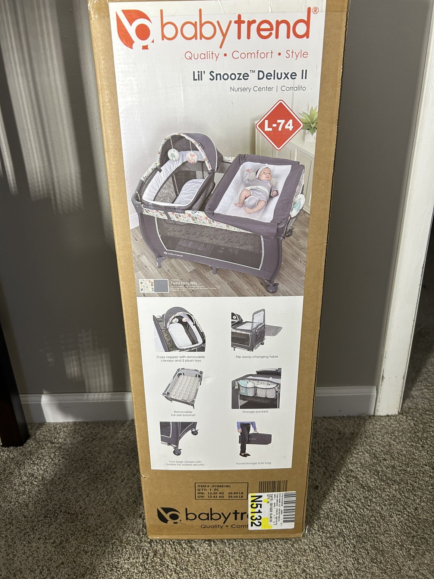 *UNOPENED* Baby Trend Lil Snooze Deluxe 2
