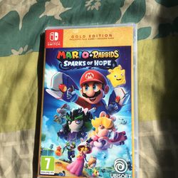 Brand New, Still Sealed Mario +Rabbids Sparks of Hope Gold Edition & season pass Offers Welcome! 