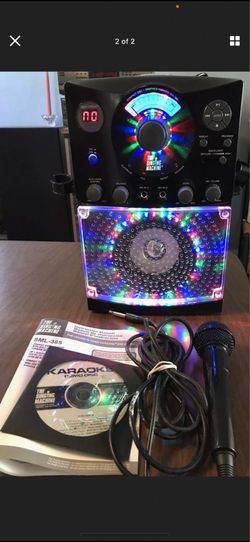 The Singing Machine SML-385 Karaoke System with Disco Lights – Complete Set