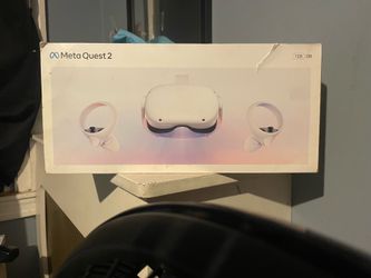 Meta Quest 2 128GB VR Headset + Controllers + Charging Dock + Upgraded Head Strap