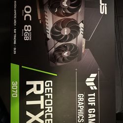 3070 ASUS TUF Gaming OC Graphics Card 