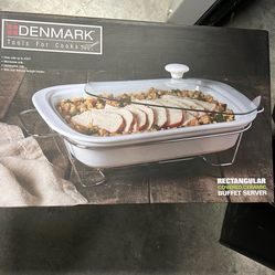 Denmark Covered Ceramic Buffet Server