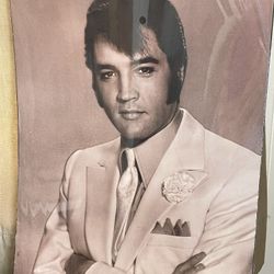 Elvis Picture (11 X 14 ) Black And White 