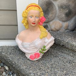 Vintage ceramic bust