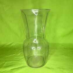 Clear Glass Vase 